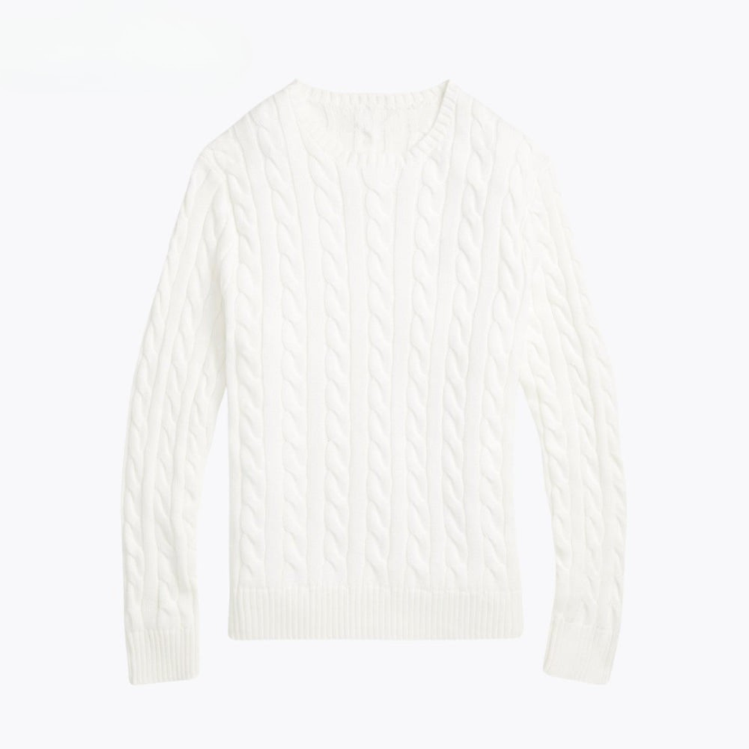 Cable-Knit Cotton Jumper
