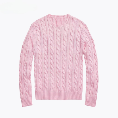 Cable-Knit Cotton Jumper
