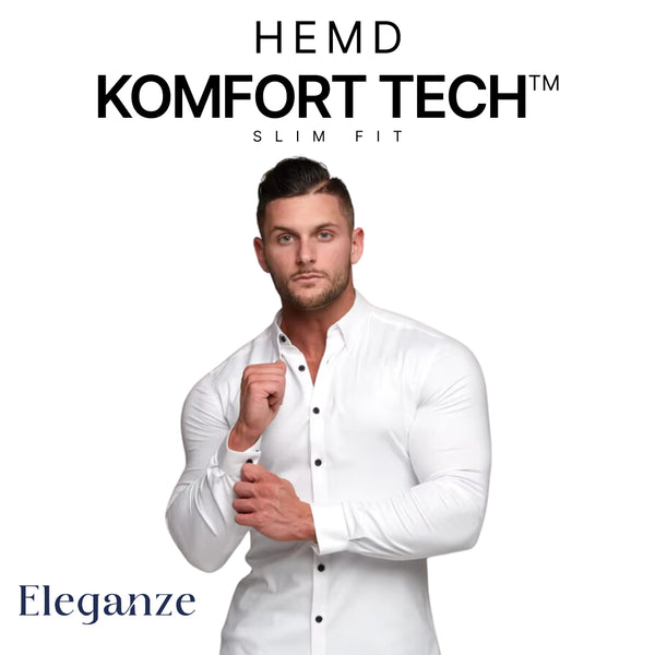 Herrenhemd mit flexibler Technologie – Komfort Tech [KAUF 1, ERHALTE 1 GRATIS]