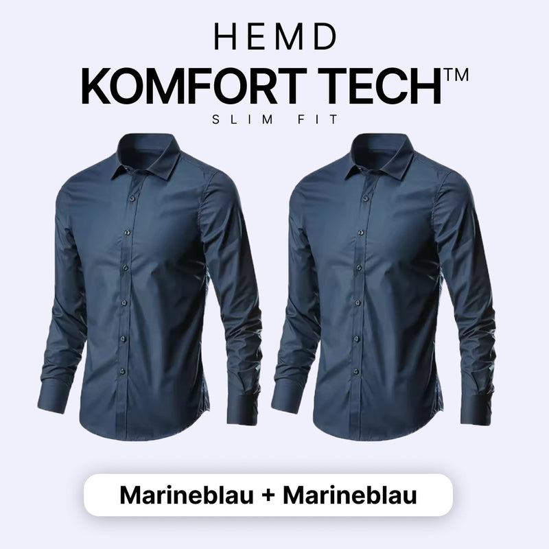 Herrenhemd mit flexibler Technologie – Komfort Tech [KAUF 1, ERHALTE 1 GRATIS]